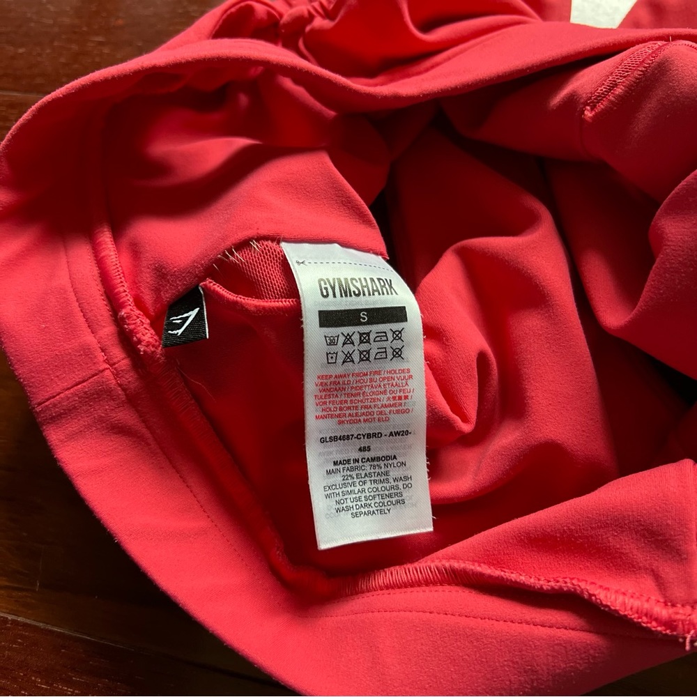 cyber red gymshark x whitney simmons v2 bra - Picture 3 of 4